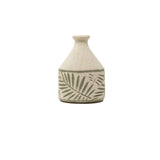 vaas met patroon van bloemen