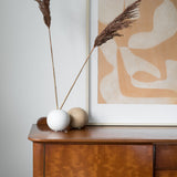 pampas gras in ronde vaas