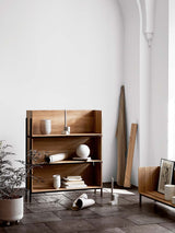 Offset Candleholder Vol 1 Sandstone & Travertine