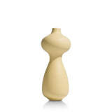 gele vaas van keramiek