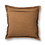 achterkant van katoenen kussen met rits