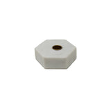 hexagon vormig kaarsenhouder van marmer