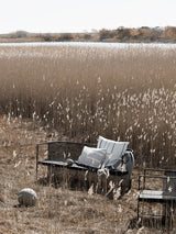 twee kussens op een bank