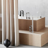 metalen kaarsenhouder met kaars