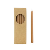 potloodkaars caramel rustik lys