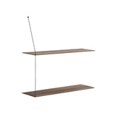 woud stedge shelf smoked oak