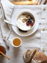 tafelkleed met knopjes