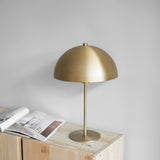 mushroom lamp in goud