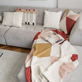 kleurrijke deken van katoen