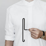 wandhaak zwart moebe