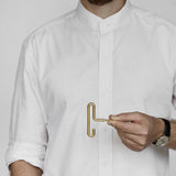 wandhaak mat goud moebe