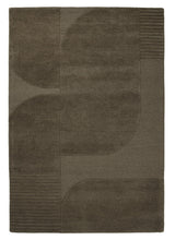 Wollen vloerkleed met patroon