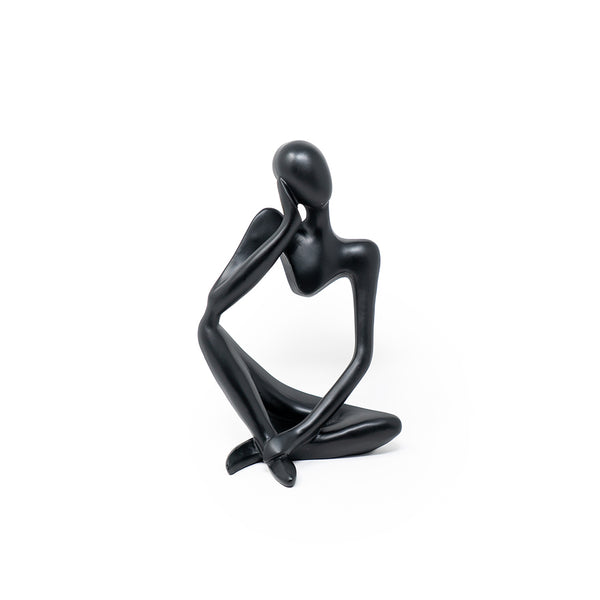 vrouwenbeeld femme sculpt in het zwart